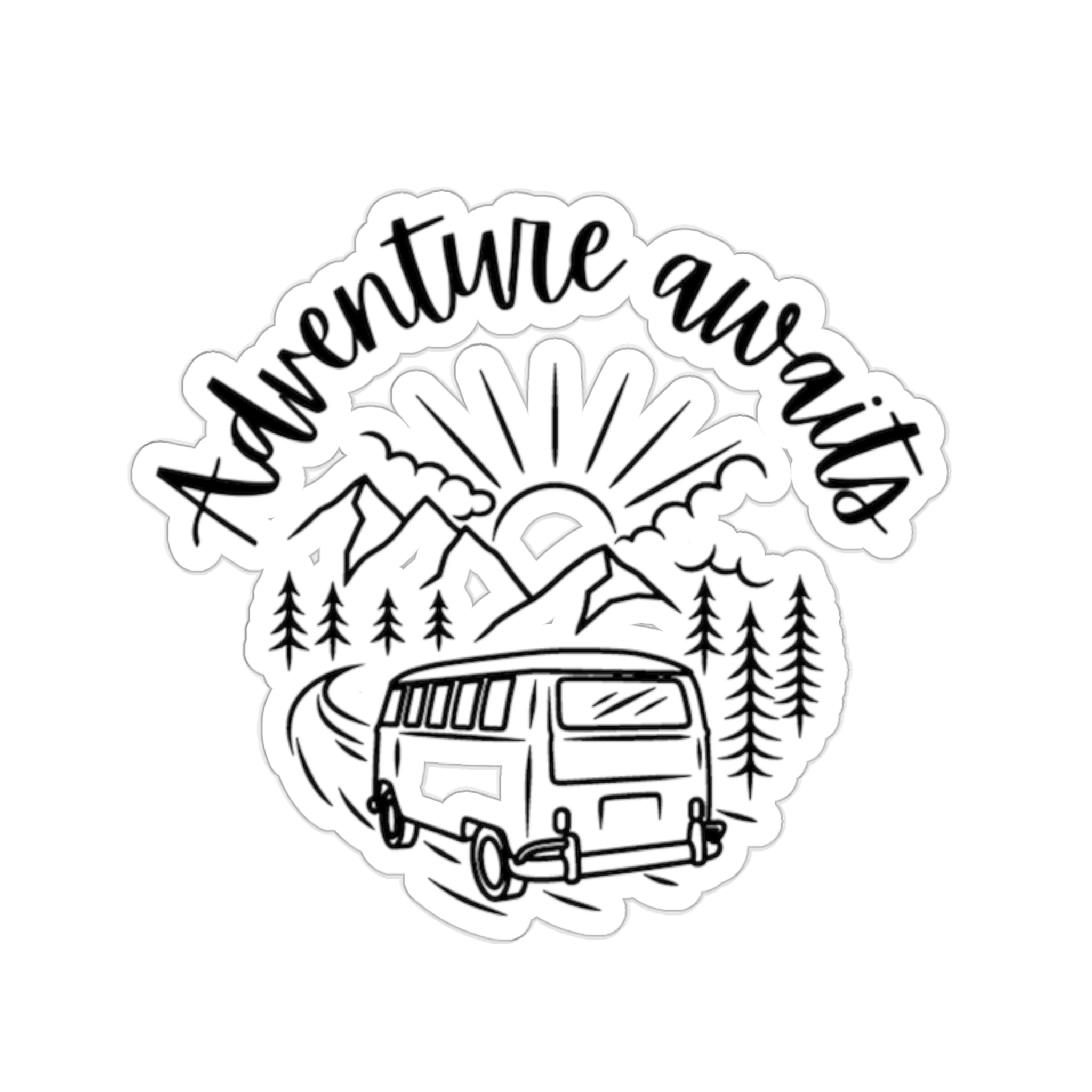 Adventure Awaits Vinyl Sticker Dandy Nomads 8891